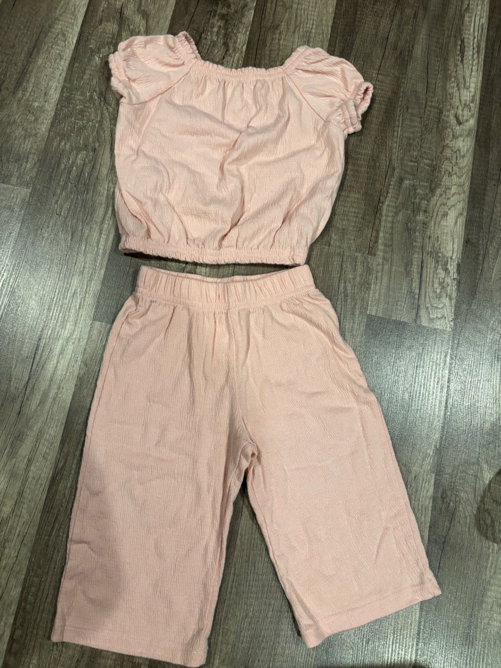 Carter's Light Pink Elastic Waist Track Pants